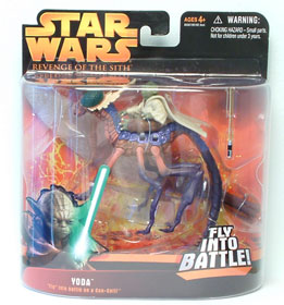 Yoda Fly Into Battle