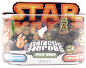 Galactic Heroes - Luke Skywalker and Gamorrean Guard GOLD