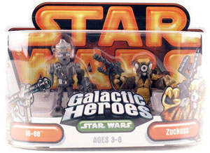 Galactic Heroes - IG-88 and Zuckuss GOLD