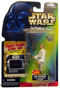 POTF - Green: Freeze Frame Luke Skywalker with Blaster Helmet