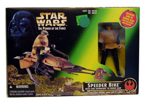 POTF - Green: Speeder Bike with Luke Skywalker in Endor Gear
