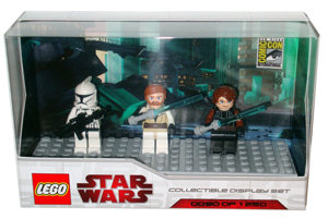 LEGO Star Wars - SDCC 2009 - Mini-Fig Limited Edition [GENERAL KENOBI, ANAKIN SKYWALKER, AND CLONE TROOPER]