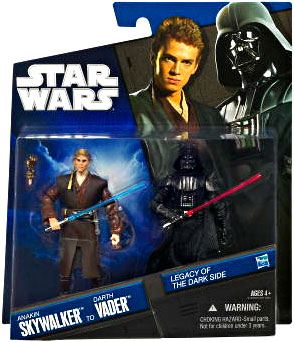 Legacy Of the Darkside Exclusive 2-Pack: Anakin Skywalker to Darth Vader
