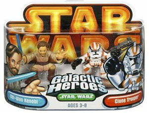 Galactic Heroes: Obi-Wan Kenobi and Clone Trooper Gold