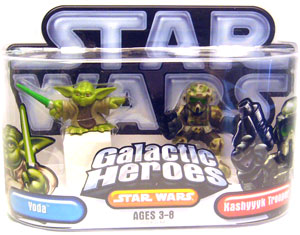 Galactic Heroes: Yoda and Kashyyyk Trooper Silver