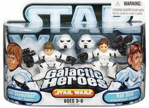 Galactic Heroes: Luke Skywalker and Han Solo as Stormtrooper