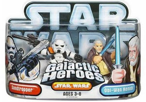 Galactic Heroes: Sandtrooper and Obi-Wan Kenobi