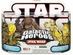 Galactic Heroes: Chewbacca and C-3PO Red