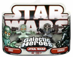 Galactic Heroes Duros and Garindan RED BACK