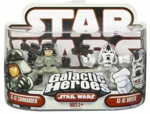 Galactic Heroes - AT-AT Commander and AT-AT Driver RED BACK