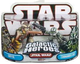 Galactic Heroes - Commander Gree and Tarfful RED BACK