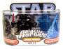 Galactic Heroes: Darth Vader and Holographic Palpatine Silver
