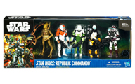 SDCC 2011 - Star Wars Republic Commando Delta Squad - Boss, Sev, Fixer, Scorch, Geonosian