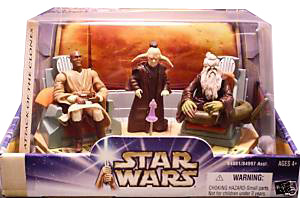 AOTC -  Jedi Council Oppo Rancisis and Even Piell and Mace Windu