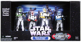 Clone Trooper 4-Pack Colored Clone Troopers