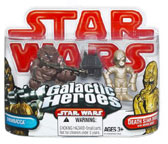 Galactic Heroes - Death Star Droid, Mouse Droid and Chewbacca RED
