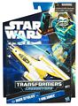 SW Transformers Crossovers Black and Blue - Anakin Skywalker to Y-Wing Starfighter