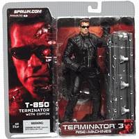 T-850 Terminator 3 with coffin