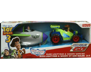 Toy Story 3 - Shake N Go Buzz Lightyear and Woody with RC Exclusive 2-Pack