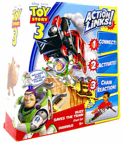 Toy Story 3 - Action Links Stunt Set Buzz Saves the Train