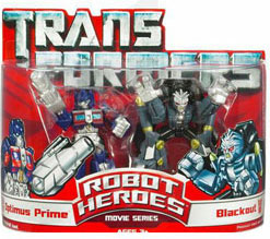 Robot Heroes: Optimus Prime Vs Blackout