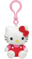 Hello Kitty Red Overalls - CLIP