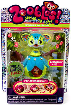 Zoobles Petagonia Animal Mini Special Edition Fuzzy Carlisle 107