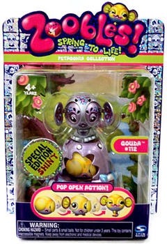 Zoobles Petagonia Animal Mini Special Edition Fuzzy Gouda 112